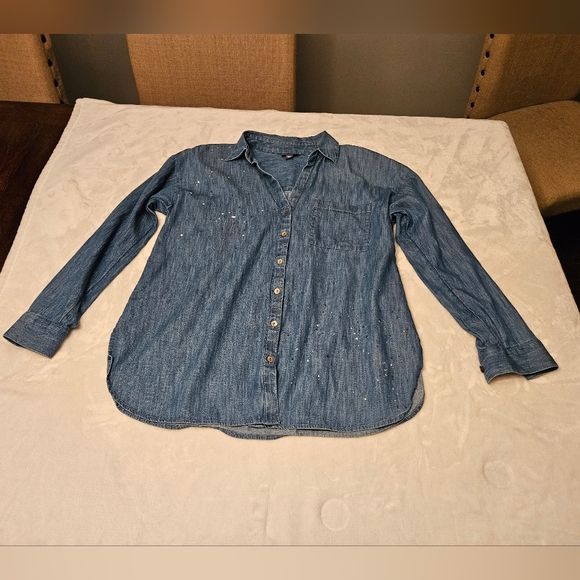 J Jill denim top - Picture 8 of 9